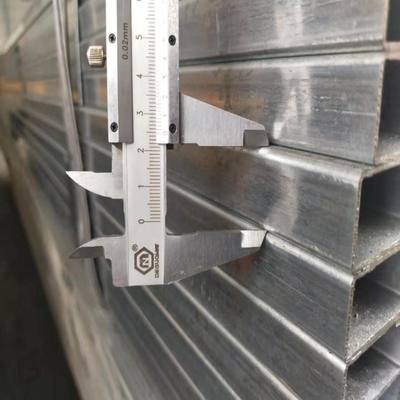 1X1 pollice tubo quadrato galvanizzato per la sezione di caldaia rotonda prestazioni forma