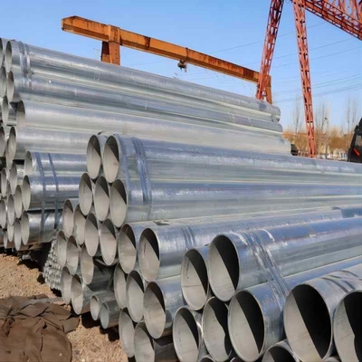Sezione forma rotonda tubo di acciaio galvanizzato Q235 Q345 4 pollici DIP caldo