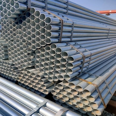6 metri di lunghezza BS1387 tubo in acciaio con rivestimento di zinco galvanizzato tubo rotondo tubolare di ferro a sezione cava tubo Gp in acciaio al carbonio