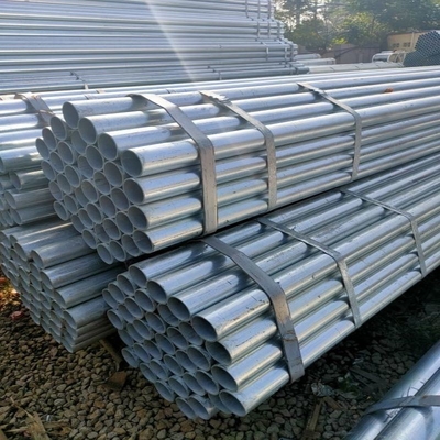 6 metri di lunghezza BS1387 tubo in acciaio con rivestimento di zinco galvanizzato tubo rotondo tubolare di ferro a sezione cava tubo Gp in acciaio al carbonio