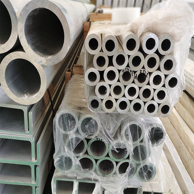 Shandong Silver Aluminium Tube Pipe 1060 3003 6061 6063 per parti di macchine industriali