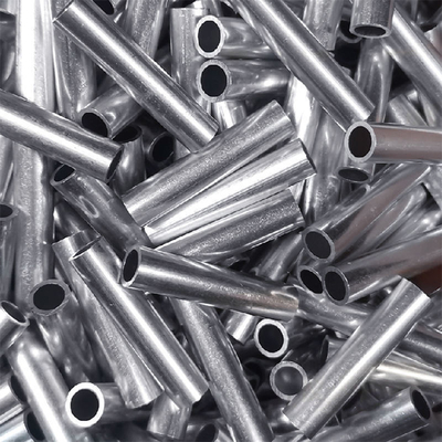 Tubo senza cuciture in alluminio in argento 7005 7075 con certificazione GB e spessore della parete di 1,5 mm