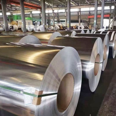 Coil/roll di alluminio argento di diametro personalizzato per tetti con diverse leghe e temperature