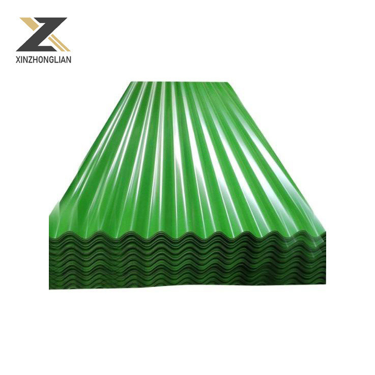 DX51D SGCC Grado 0,12-0,85 mm PPGI/PPGL/Gi Lastra ondulata 30-150 g pannello galvanizzato a caldo pannello di tetto lamiere di acciaio rivestite