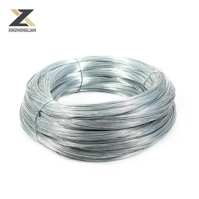 SAE 1008 /1006 0,3 mm 6,5 mm ASTM 14 calibro filo di acciaio galvanizzato per imballaggi edili