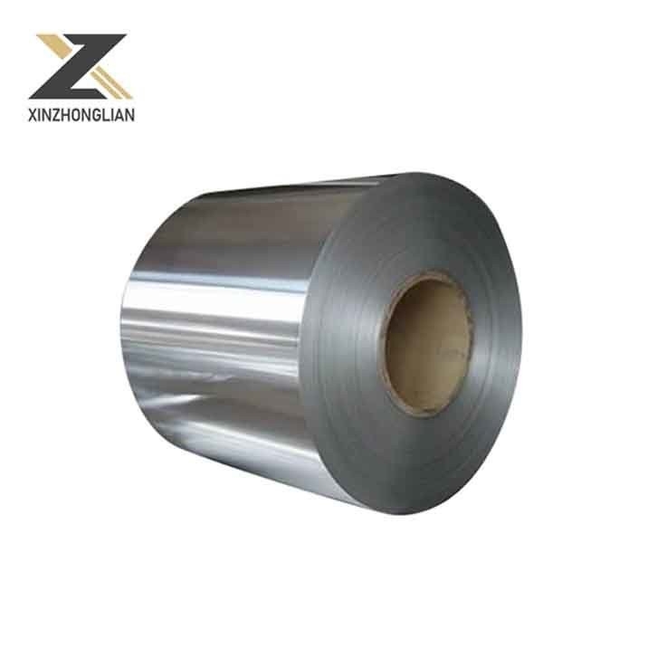 EN Standard 2b Ba Hl Superficie dello specchio lucidata laminata a freddo bobine in acciaio inossidabile da 0,15-3,0 mm